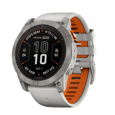 Часы Garmin Fenix 7X Pro - Sapphire Solar Titanium Fog Gray