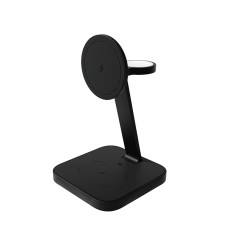 Беспроводное зарядное устройство VLP Unity Power 3in1 для Apple,  черный титан