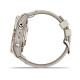 Часы Garmin Fenix 7S Pro - Sapphire Solar Soft Gold Limestone Leather Band