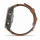 Часы Garmin Fenix 7 Pro - Sapphire Solar Titanium Chestnut Leather Band