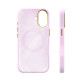Чехол защитный VLP Aster Pro Case с MagSafe для iPhone 17, розовый