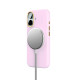 Чехол защитный VLP Aster Pro Case с MagSafe для iPhone 17, розовый